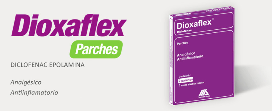 Imagen del contenido Dioxaflex Parches