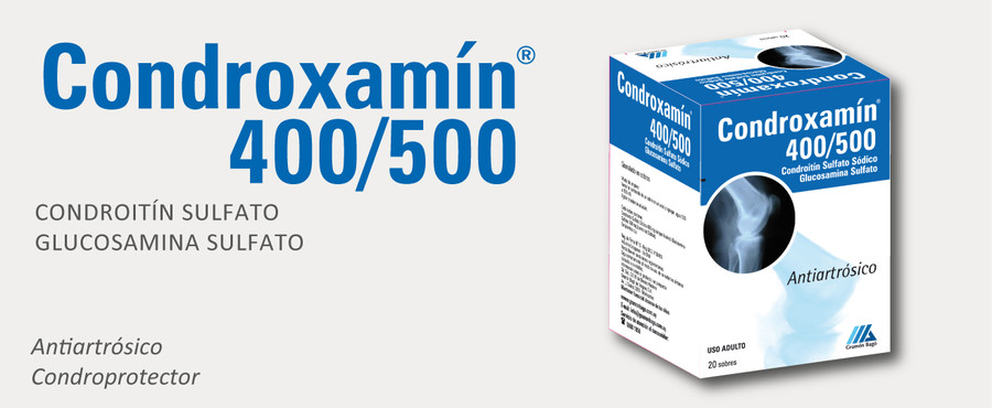 Imagen del contenido Condroxamín  400/500 Granulado