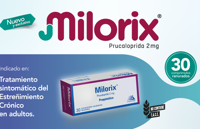 Nuevo y Exclusivo Milorix (Prucaloprida 2mg)