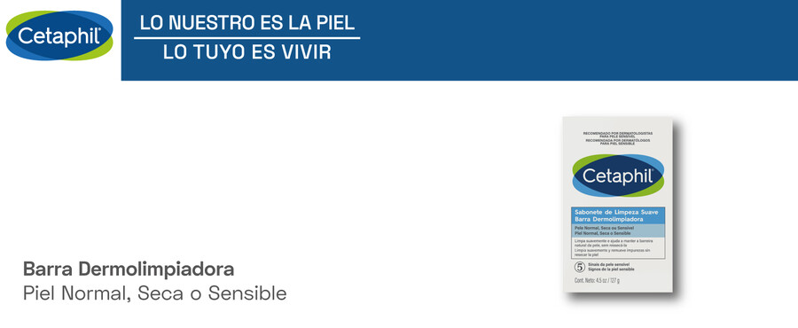 Imagen del contenido Cetaphil Barra Dermolimpiadora
