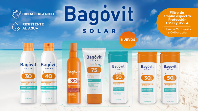 BAGÓVIT presenta su línea de Protectores Solares