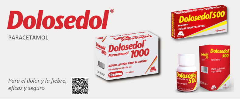 Dolosedol (Paracetamol) para dolor y fiebre